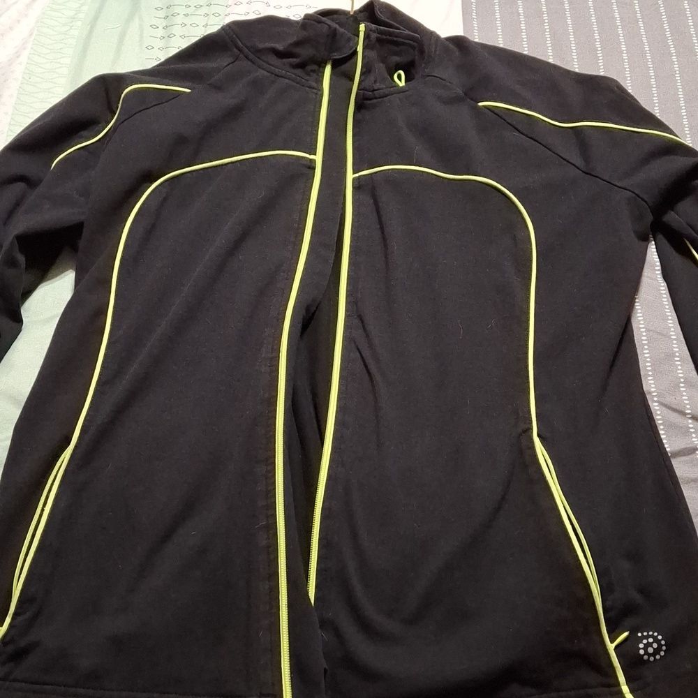 Be Inspired Black Jacket with Neon Accents (Rox093)